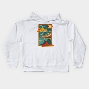 Sunshine Smile Abstract Kids Hoodie